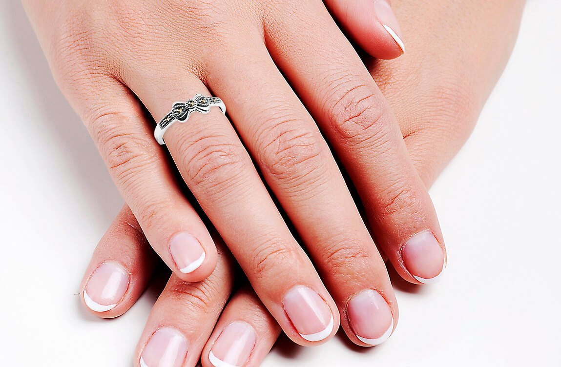 Srebrny pierścionek PDM6147 - Markazyty